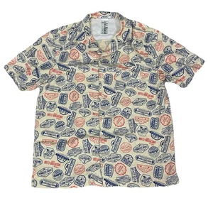 Disney Vacation Club DVC Medium belüftetes Hawaii Camp Hemd Resort Logo Knopf - Bild 1 von 14