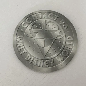Walt Disney World Contact 1996 Cancelled Sci-Fi Convention Icon Logo Pin  - Bild 1 von 2