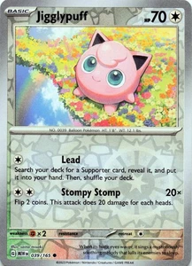 Jigglypuff 039/165 - REVERSE HOLO - SV: Scarlet & Violet 151 - NM - Picture 1 of 2