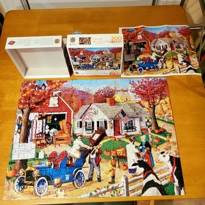 MasterPieces #3229 Fall Antique Finds 300pc Jigsaw Puzzle Joseph Holodook 24x18" - Picture 1 of 7