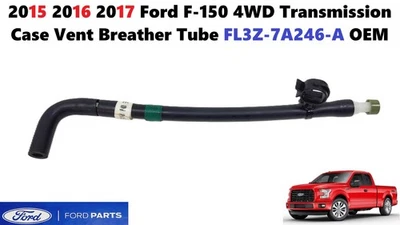 Ford F150 2015-2017 4x4 caja de transmisión tubo respirador de ventilación FL3Z-7A246-A Foto 1 de 4