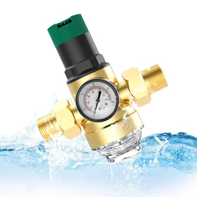 Regolatore di Pressione Acqua 3/4 pollice DN20 Regolabile Riduttore di Pressione - Immagine 1 di 4