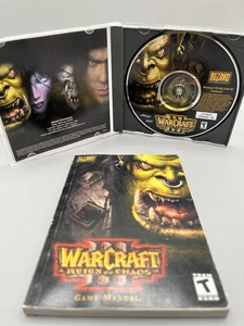 WarCraft III 3 Reign of Chaos PC Game and Manual Blizzard Entertainment 2002 - Bild 1 von 5