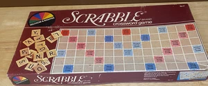 Vintage 1982 SCRABBLE Game Selchow & Righter Board Tiles Holders Crafts - Picture 1 of 5