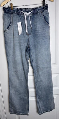 Pantalones de mezclilla para mujer Topshop nuevos con etiquetas holgados azul lavado claro talla 31 Foto 1 de 4