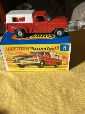 Matchbox Superfast Lesney Made In England Ford Pickup With Original Box As Seen - Image 1 of 4