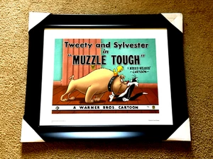 Warner Brothers Giclee - "Muzzle Tough" - COA - 29/500 - Not a Cel - Picture 1 of 3