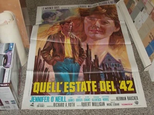 QUELL'ESTATE DEL '42 manifesto 2F originale 1971 JENNIFER O'NEILL - Imagen 1 de 1