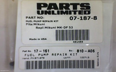 Winderosa Mikuni DF-52 Fuel Pump Repair Kit (7G1A) - Image 1 of 2