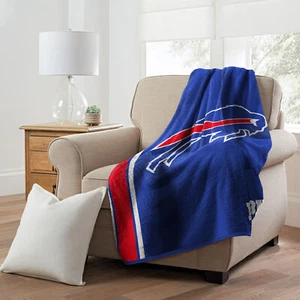 Northwest NFL Buffalo Bills Sherpa Sherpa Throw Blanket - Picture 1 of 2