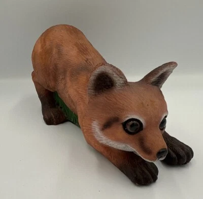 1998 Art Line Red Brown Fox Outdoor Lawn Decor #03671- 9” - Image 1 of 4