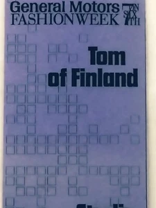 Tom of Finland Fashion Week Laminato VIP Backstage Pass Gay General Motor 2000 - Foto 1 di 3
