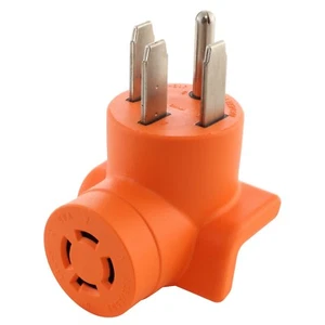 AC WORKS® AD1450L1420 Adapter – NEMA 14-50P to L14-20R, 50A to 20A Locking - Picture 1 of 7