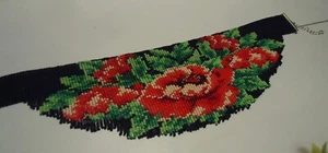 Choker. Handmade Beaded Necklace , Ukrainian Gerdan, Vyshyvanka. #21 - Picture 1 of 6
