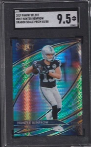 2019 Panini Select Hunter Renfrow /88 SGC 9.5 Dragon Scale Field #287 RC Raiders - Bild 1 von 2