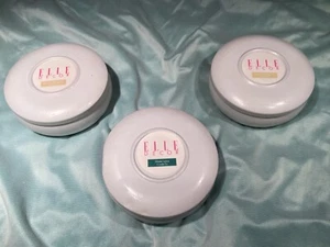 3 ELLE Tin Candles in Large 12.87oz 2/Jasmine Bergamot & 1/Water Lotus   U PICK - Picture 1 of 5
