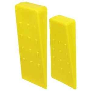 Tree Felling Wedge Kit 5.5" 8" Heavy Duty Chainsaw Log Wood Cutting Block 2 Pack - Picture 1 of 12