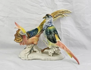 Fasanenpaar Porzellan Karl Ens Fasanen Pärchen 1920er - Bild 1 von 11