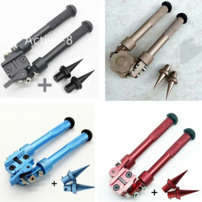 V8 Rifle Bipod 4.75- 9" Foldable QD Picatinny Rail Mount Adjustable for Hunting - Image 1 of 4