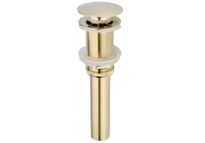 Fregadero de baño desagüe, tapón de drenaje fregadero de baño sin desbordamiento desagüe emergente - Imagen 1 de 5