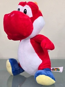 Nintendo Super Mario roter Yoshi Stofftier Plüschtier 12 Zoll - Bild 1 von 9