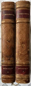 Memoires De J. Casanova De Seingalt Ecrits Par Lui-Meme. Antiker V.6-7 Granier - Bild 1 von 10