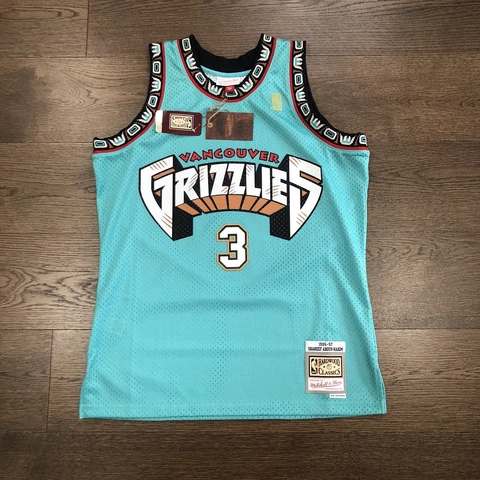 Mitchell Ness NBA Swingman Road Jersey Grizzlies 1996-97 Shareef Abdur-Rahim NWT Cover