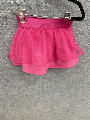 Disney Girls Pink Classic Layered Elastic Waist Pull On Mini Skirt • 5€