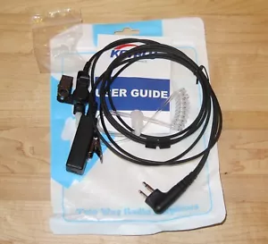 Auricular de tubo de 2 hilos Keyblu + micrófono PTT para Motorola CP200 CLS1110 CLS1413 - Imagen 1 de 6