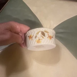Hall Superior Autumn Leaf Jewel tea french baker souffle ramekin 4 1/2" x 1 3/4" - Picture 1 of 9