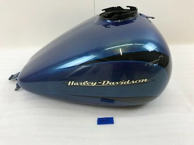2014 OEM Harley-Davidson FLHTK Ultra Limited Touring Gas Tank Daytona Blue - Image 1 of 4