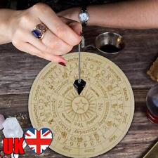 Astrology Game Playing Plate Carved Divination Pendulum Board with Star Moon