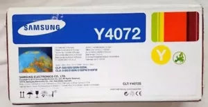 Original Samsung CLT-Y4072S / Y4072 / 4072 Yellow Toner for CLP320/325/CLX3185 - Picture 1 of 1