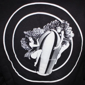Bob Seger & the Silver Bullet Band black hooded sweatshirt M - Picture 1 of 5