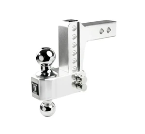 BulletProof Hitches® - 2.0" Aluminum Medium Duty 4" Drop/Rise Hitch - Picture 1 of 7