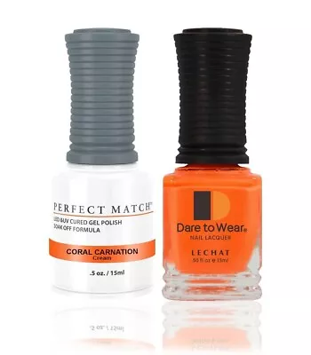 LeChat Perfect Match UV Gel + Nail Polish - PMS97 Coral Carnation - Image 1 of 3
