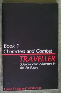 GDW Traveller Book #1, Characters and Combat, 1st Ed 1977 Very Good - Picture 1 of 7