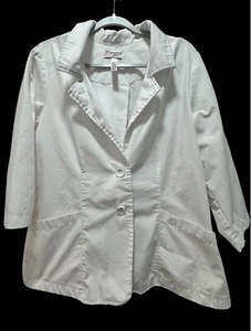 Peaches Uniforms lab coat size XL, Scrub Jacket - Picture 1 of 9