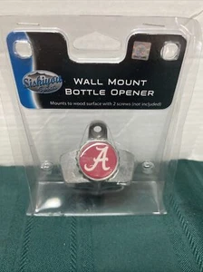 Abridor de botellas de montaje en pared Alabama Crimson Tide (guión "A") con licencia de la NCAA - Imagen 1 de 3