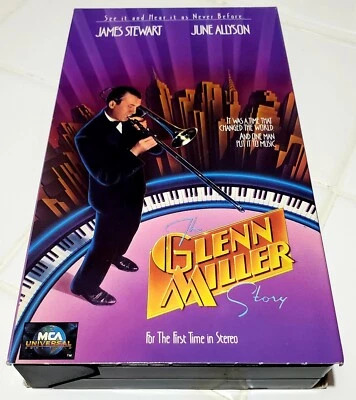 The Glenn Miller Story - VHS(1953,1990)  James Stewart.   Foto 1 de 4