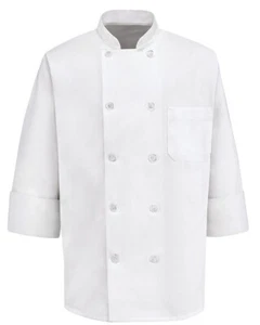 Chef Designs 0400 - Men's 10 Pearl Button Chef Coat - White, 48-Regular - Picture 1 of 1