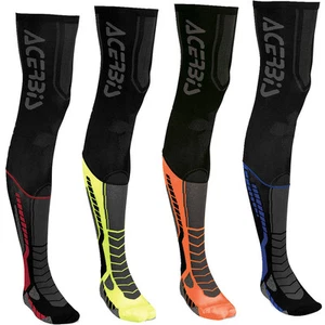 NEW ACERBIS X LEG PRO KNEE BRACE SOCKS ADULT MOTOCROSS MX ENDURO UNDERSLEEVES - Picture 1 of 5