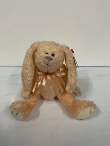 Camelia Peach Rabbit Toy Jointed 1993 RARE Ty Beanie Baby - Picture 1 of 8