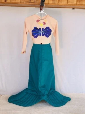 2 Piece Top & Skirt (Fins) Youth "Little Mermaid" &/or "Aerial" costume - Image 1 of 3