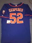 Yoenis Cespedes Autographed Signed New York Mets Jersey Psa Dna Coa Full Auto