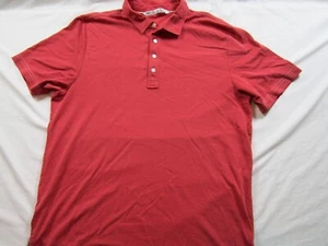 Travis Mathew Hombre Polo Grande Brezo Rojo Pima Algodón Golf Informal Manga Corta - Imagen 1 de 7