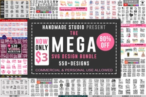 The Mega Bundle SVG - SVG Bundle Files for Cricut - ✅ Fast Delivery ✅ - Picture 1 of 1