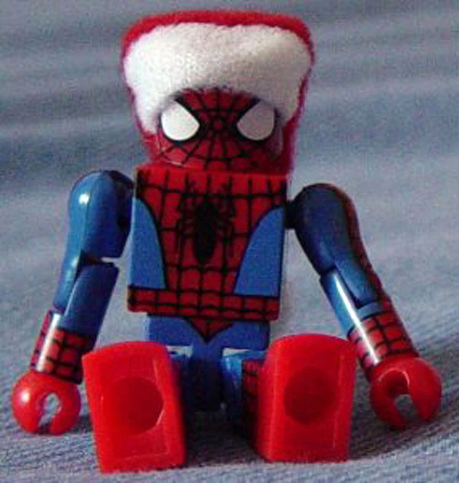 Marvel Minimates Santa Spidey Minorista Vacaciones Exclusivo Spider-Man 2005 Sellado Foto 1 de 2