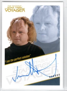 STAR TREK INFLEXIONS JASON ALEXANDER AS KURROS QUOTABLE VOYAGER AUTOGRAPH VL - Picture 1 of 2