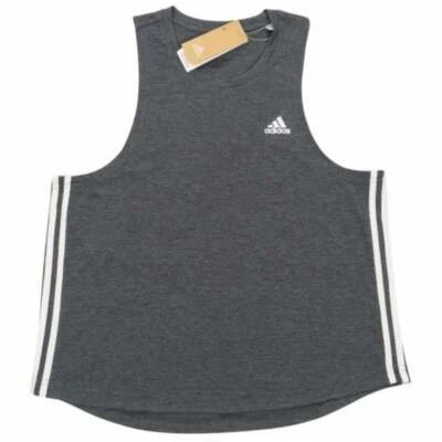 NWT Adidas GN1537 Women's Gray Aeroready Training Tank 2XL - Image 1 of 4
